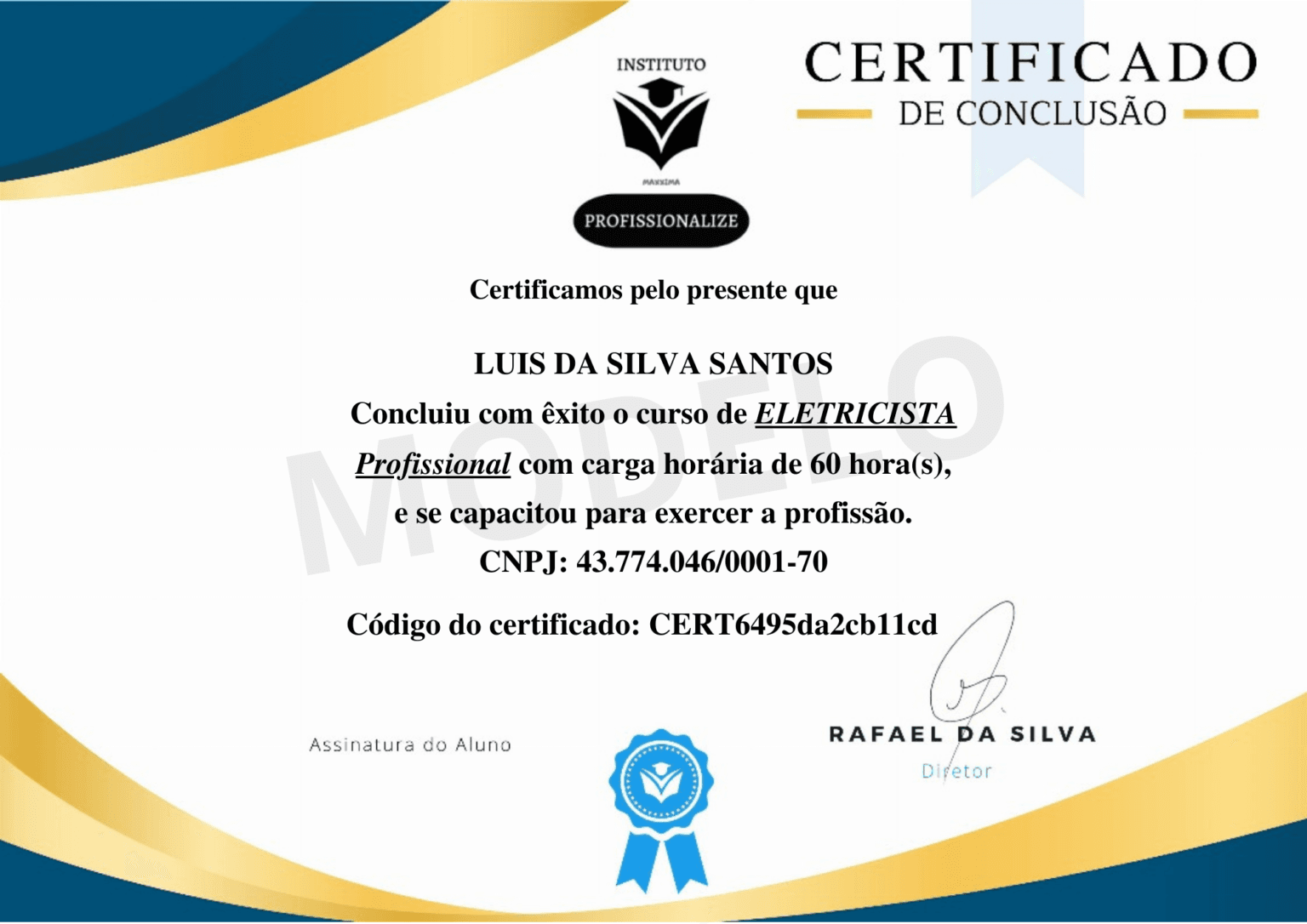Certificado do Curso